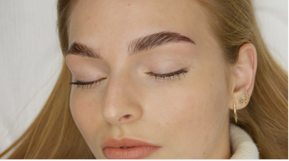 laminacja brwi - efekty